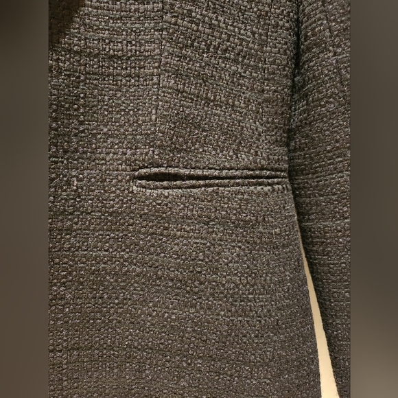 Black fitted wool blazer, fully lined, single breast, 2 buttons, from Theory 00 - Picture 4 of 4